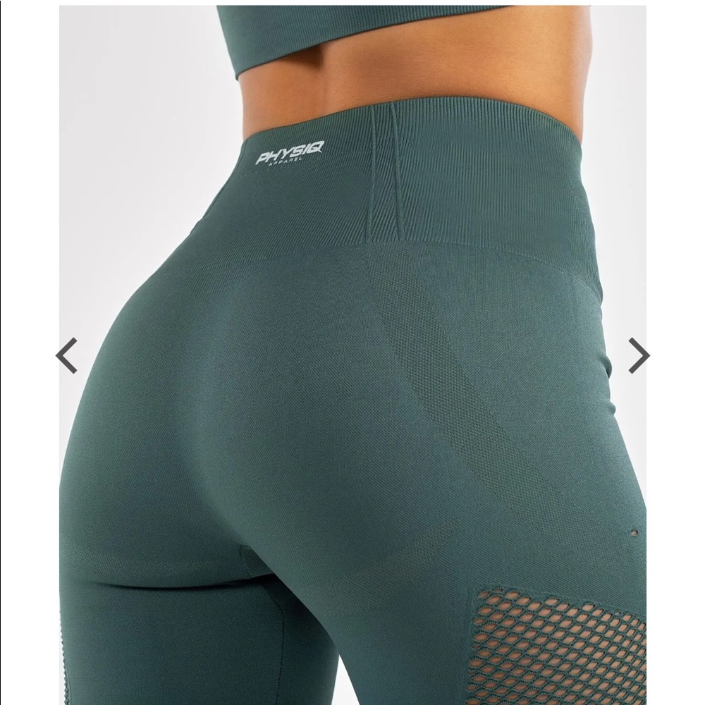 Physiq Apparel Enlighten Seamless Leggings Green Women’s Size Small - Picture 5 of 15
